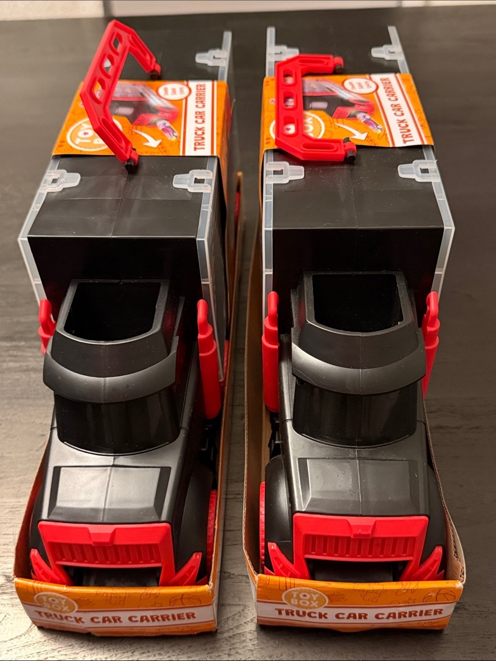Truck Car Carrier - Black and Red - Get 2 for the price of 1 - Picture 2 of 4